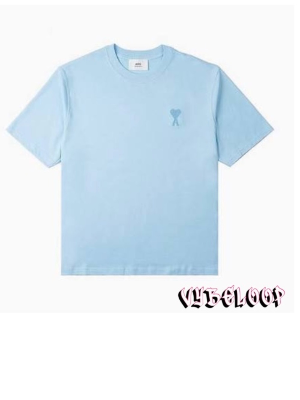 alexandre mattiussi light blue ami t-shirt